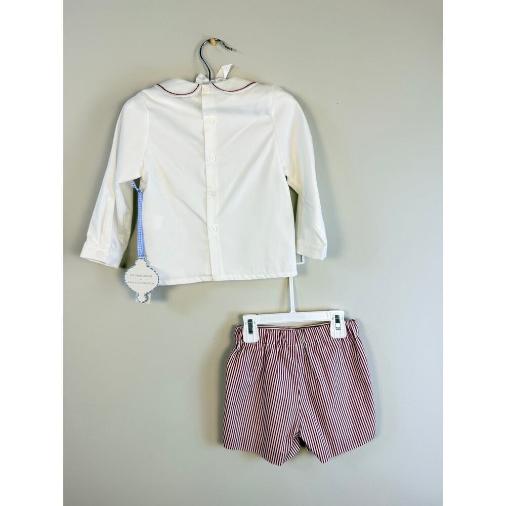 NWT Edgehill Collection boys set red white $62 - Picture 8 of 9